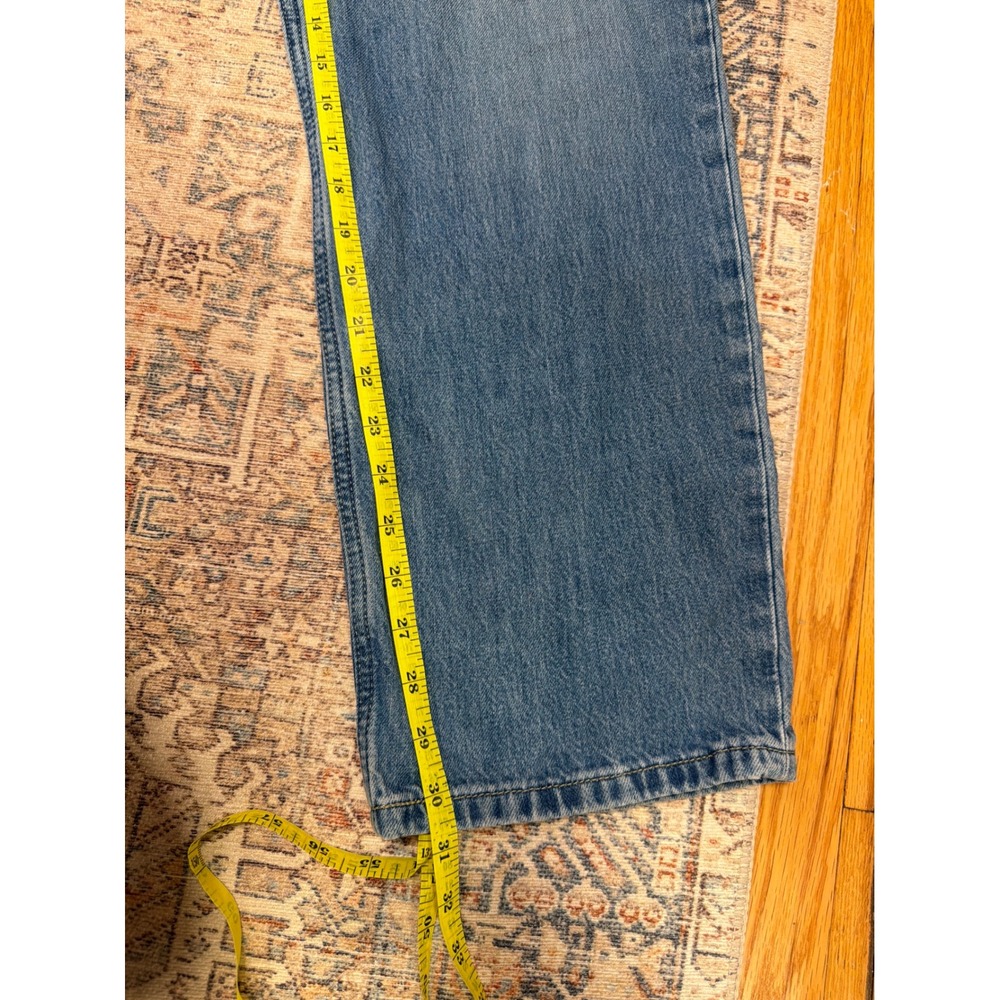 Levis Low Pro Straight Jeans Womens 31 Medium Wash Blue Denim A0964-0002 - Picture 8 of 11